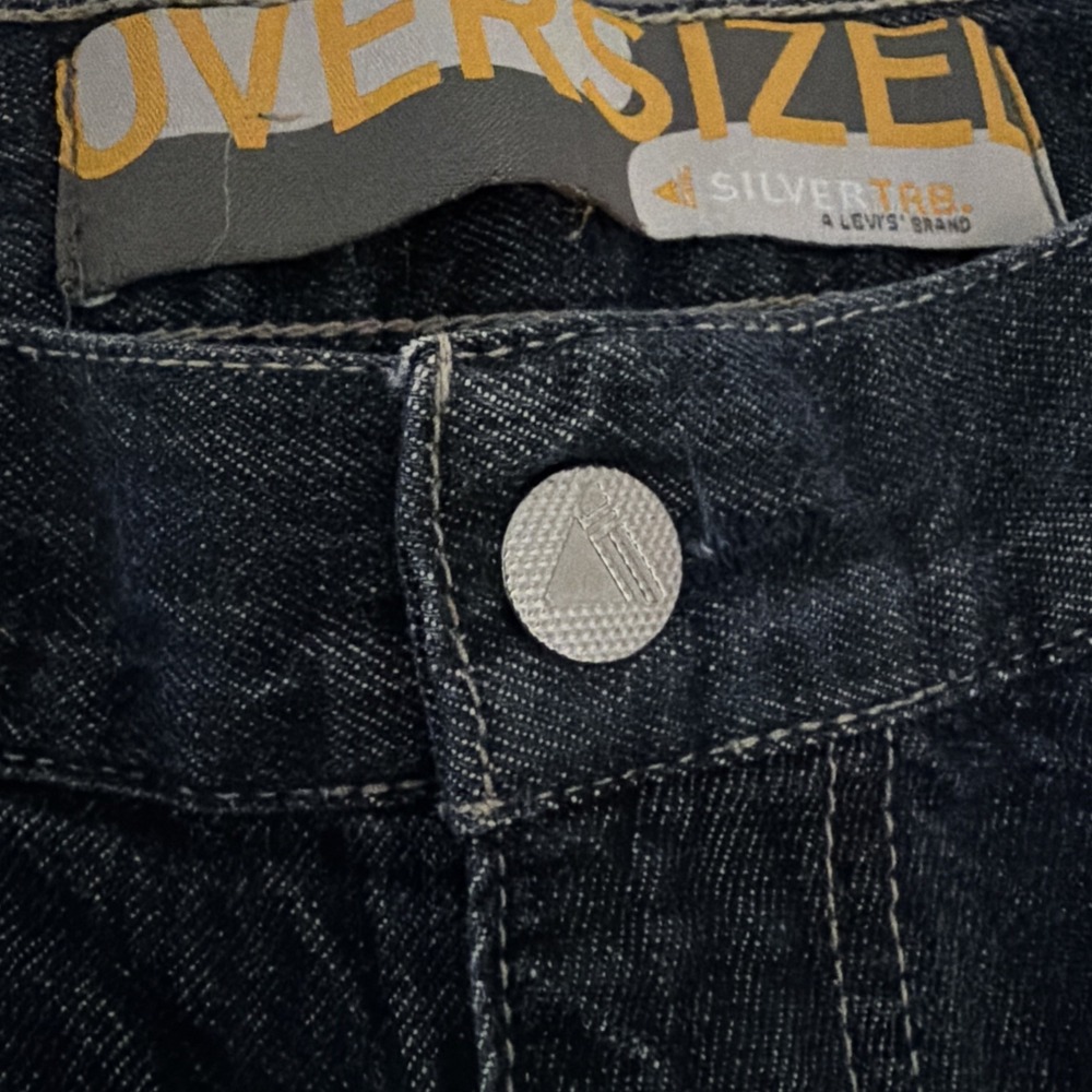 Levi's Silvertab Oversized Utility Fit Jeans Size 36x30(27) Baggy Y2K Vintage - Picture 7 of 12